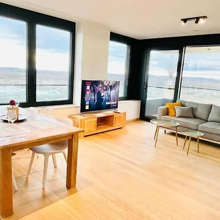 W One Bedroom Spa Gym Terrace&parking Apartment Luxembourg